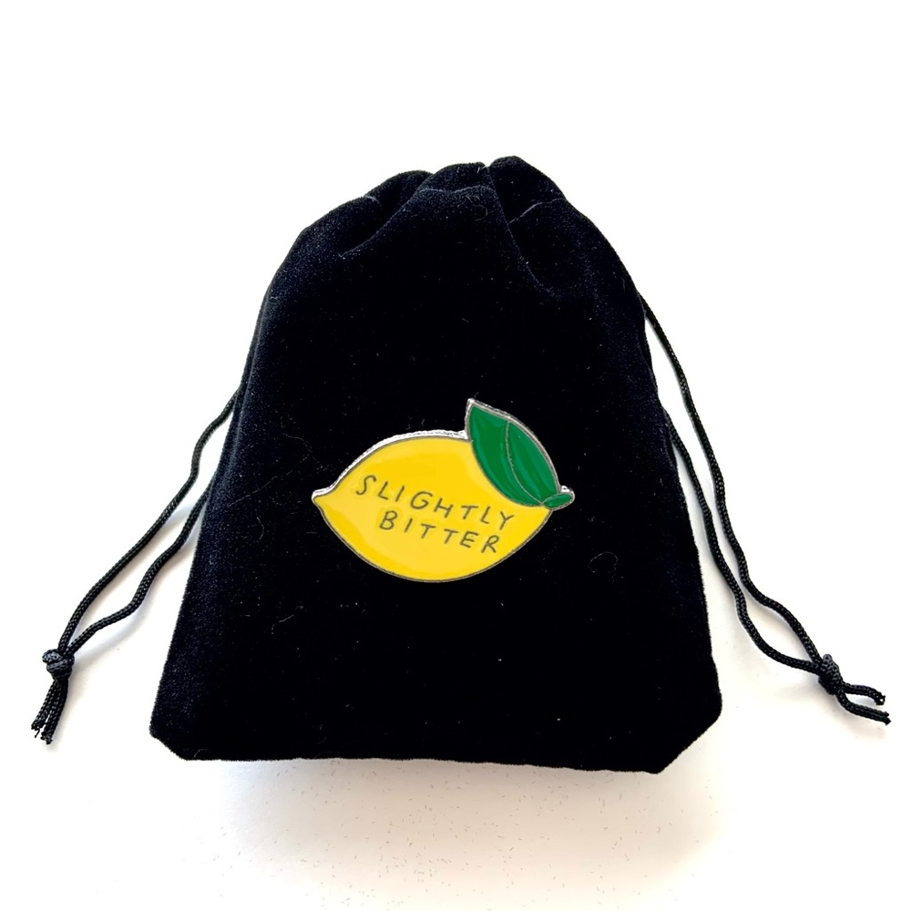 🍋3/$10🍋 “Slightly Bitter” Unisex Lemon Pin/Brooch for Clothes & Accessories